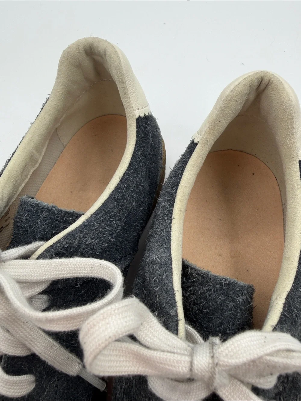 Clarks 1825 Tormatch Light Navy Shaggy Suede Casual Shoes 26162048 Mens Size 10